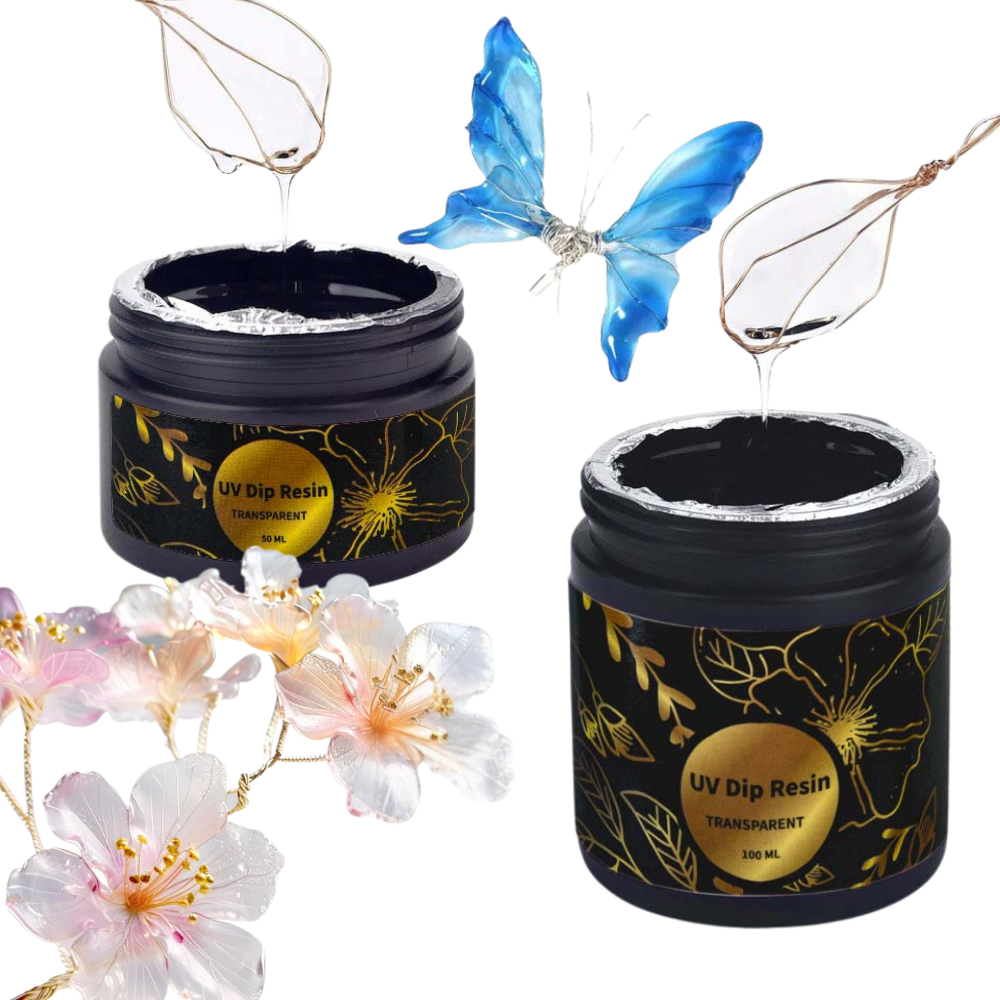 Jewelry Making Glue - UV DIP Resin Glue Set 50/100ml