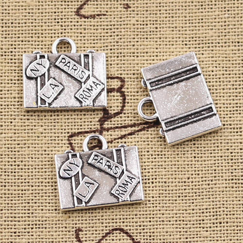 Jewelry Making York - 15pcs Charms Travel Bags New York