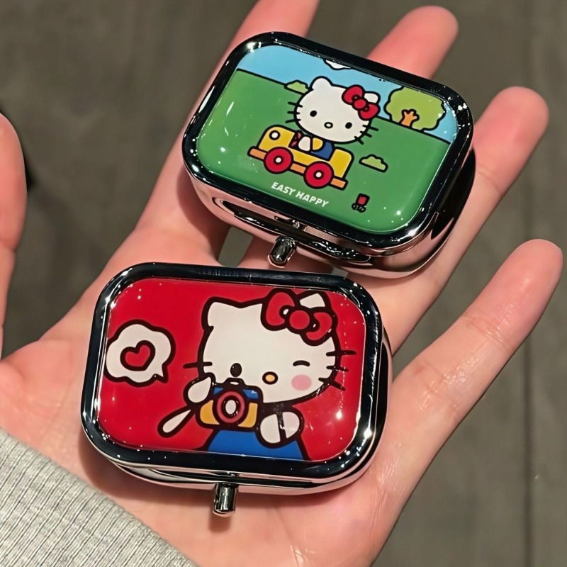 Jewelry Making Organizer Box - 2026 Sanrio Anime Hello Kitty Metal