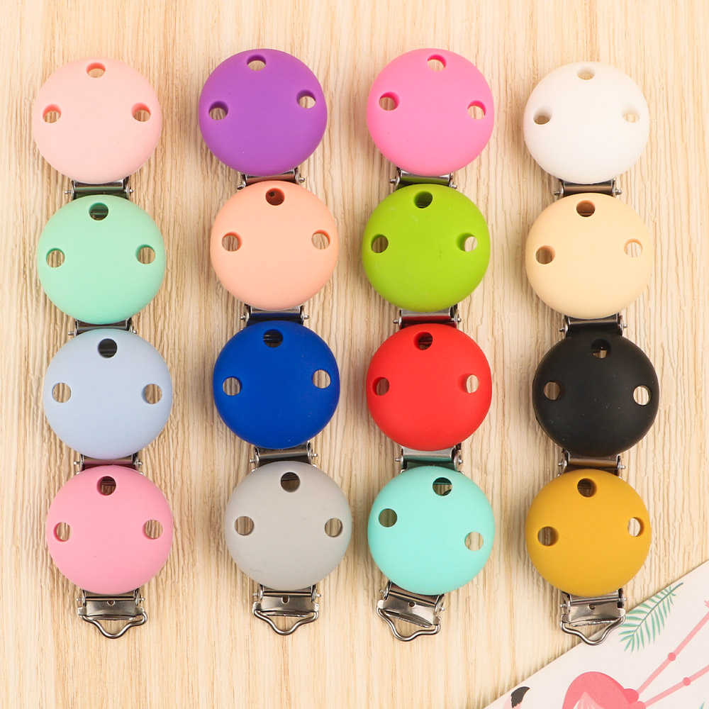 Jewelry Making 3 Year Old - 10/20/50pcs 30mm/35mm Baby Silicone Clips Round