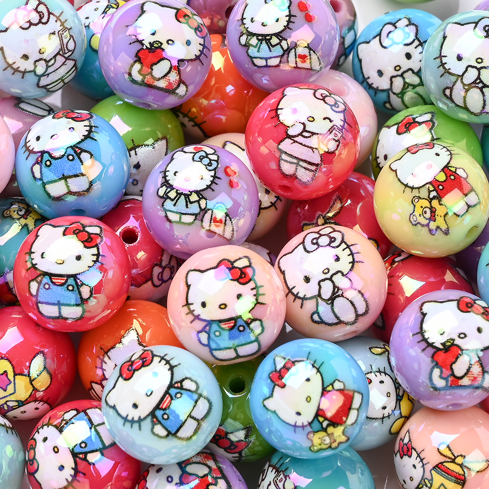 Jewelry Making 3 Year Old - 10Pcs Random Mixed Acrylic Beads 16mm