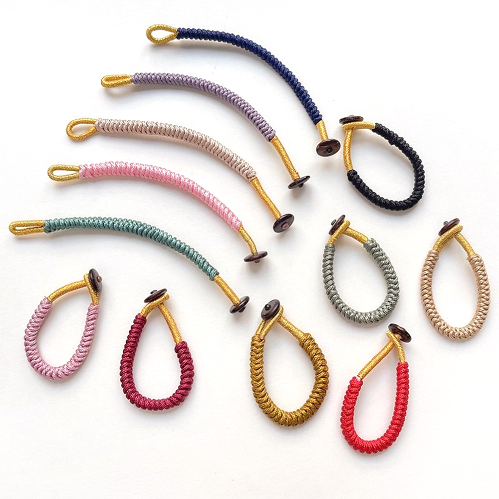 Jewelry Making Knots For Clasps - 8 Pieces Solid Color Handmade Rope