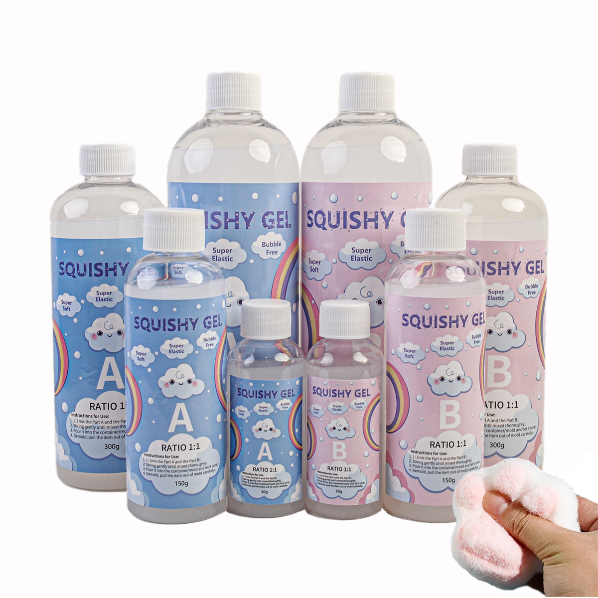 Jewelry Making Glue - Squishy Gel Soft Liquid Resin Glue