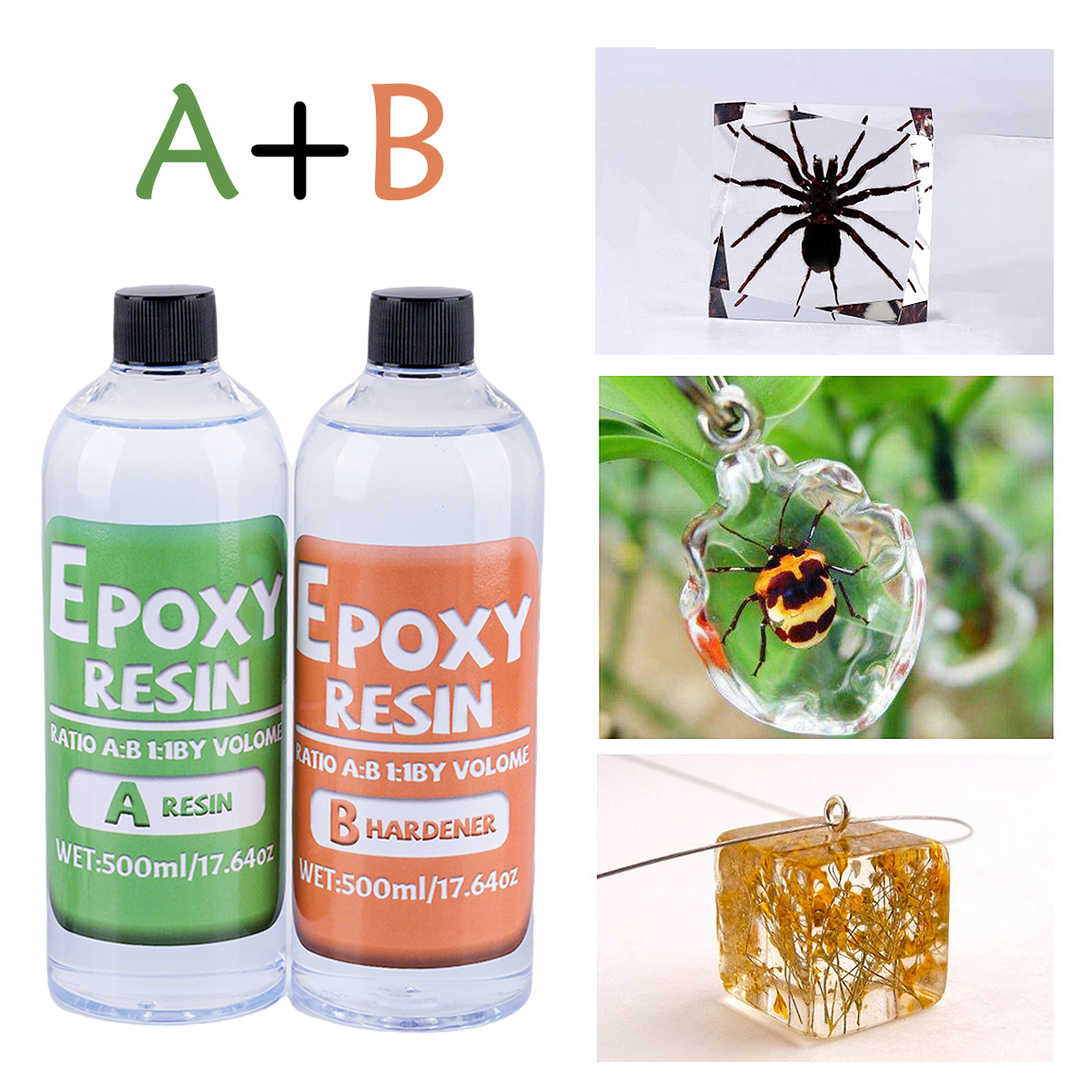 Jewelry Making Glue - 1:1 AB Resin Epoxy Glue Kit