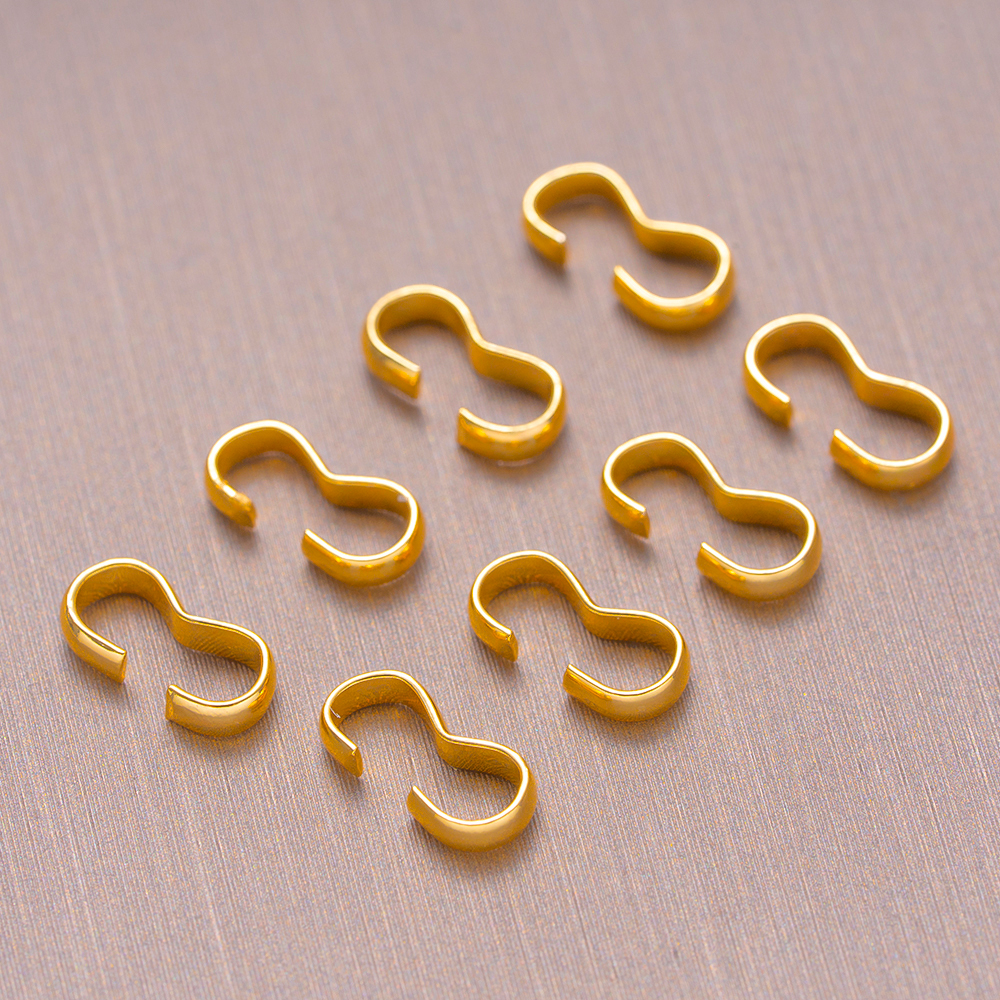 Jewelry Making Knots For Clasps - 50pcs 18K Gold Plated Brass Quick