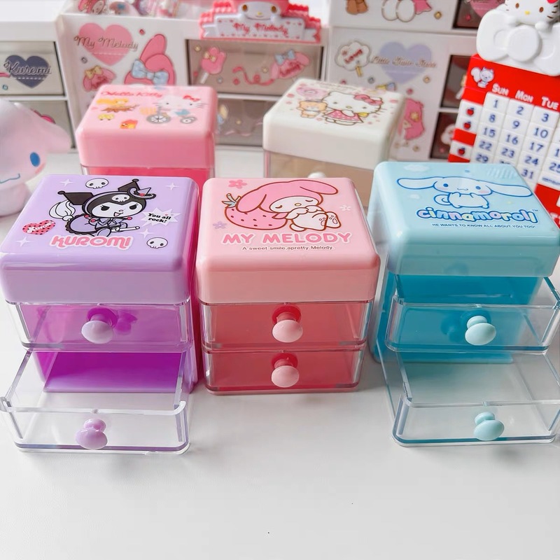Jewelry Making Organizer Box - New Double Layer Drawer Storage Box
