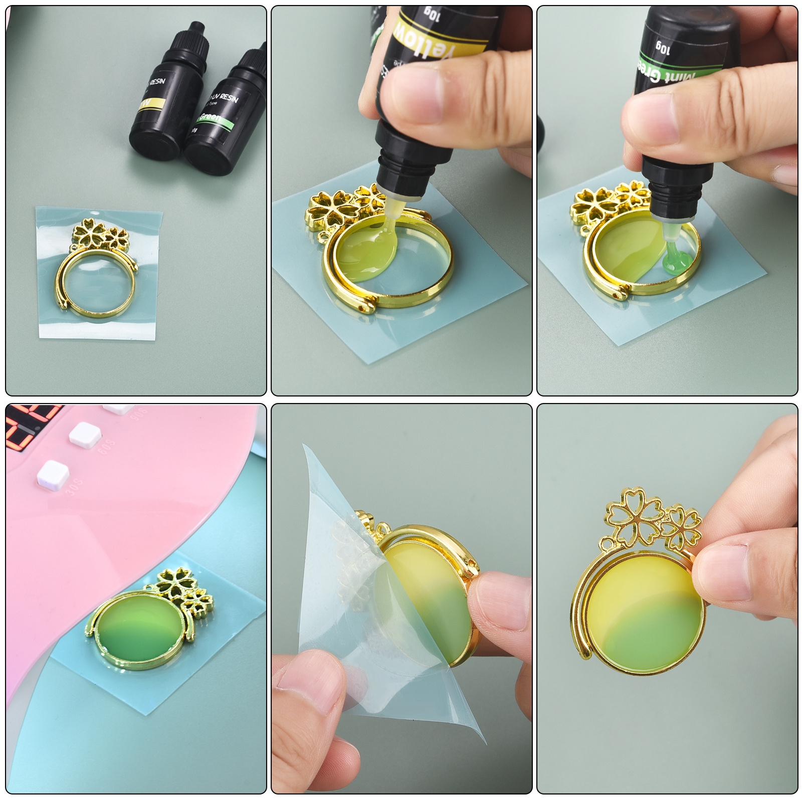 17 Colors UV Resin Glue 10ml E - Jewelry Making Glue recensione e prezzo