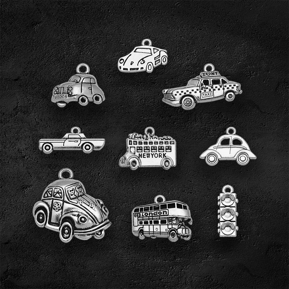Silver Plated Taxi Bus Car Tra - Jewelry Making York recensione e prezzo