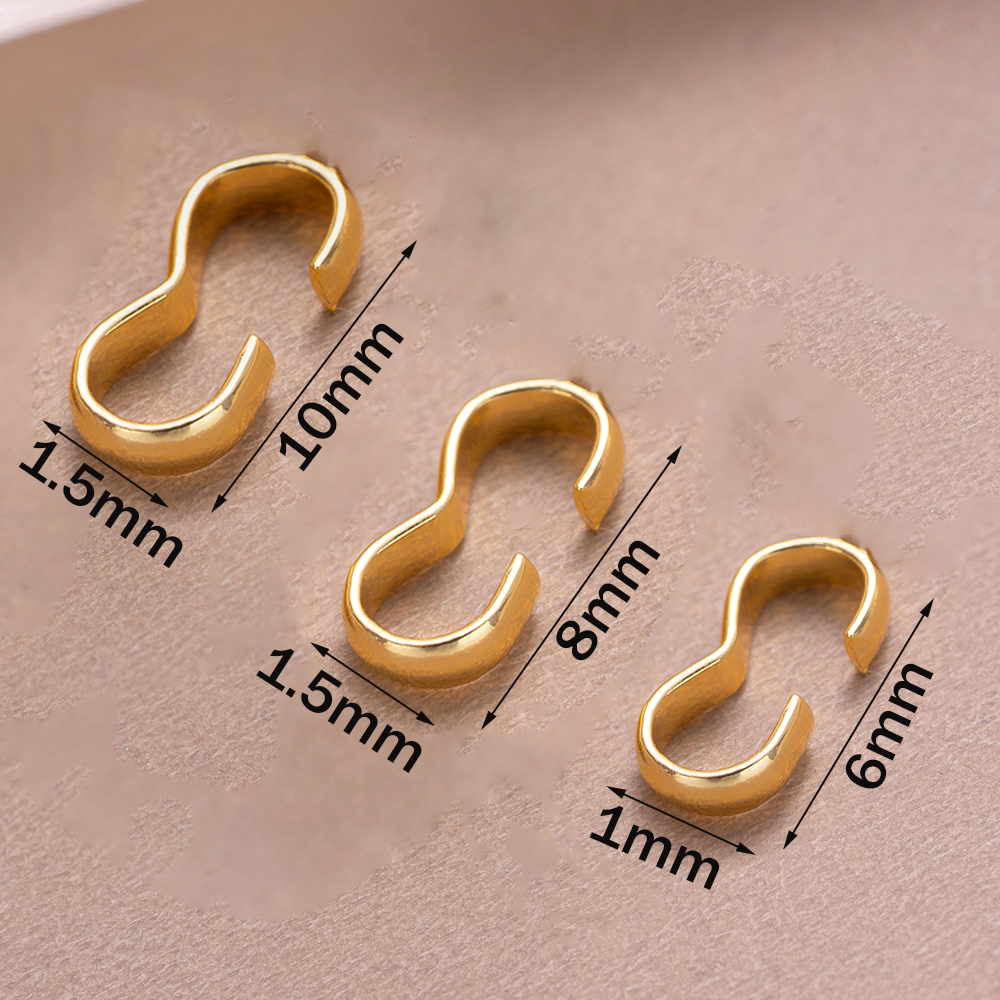 50pcs 18K Copper Plated Brass  - Jewelry Making Knots For Clasps recensione e prezzo