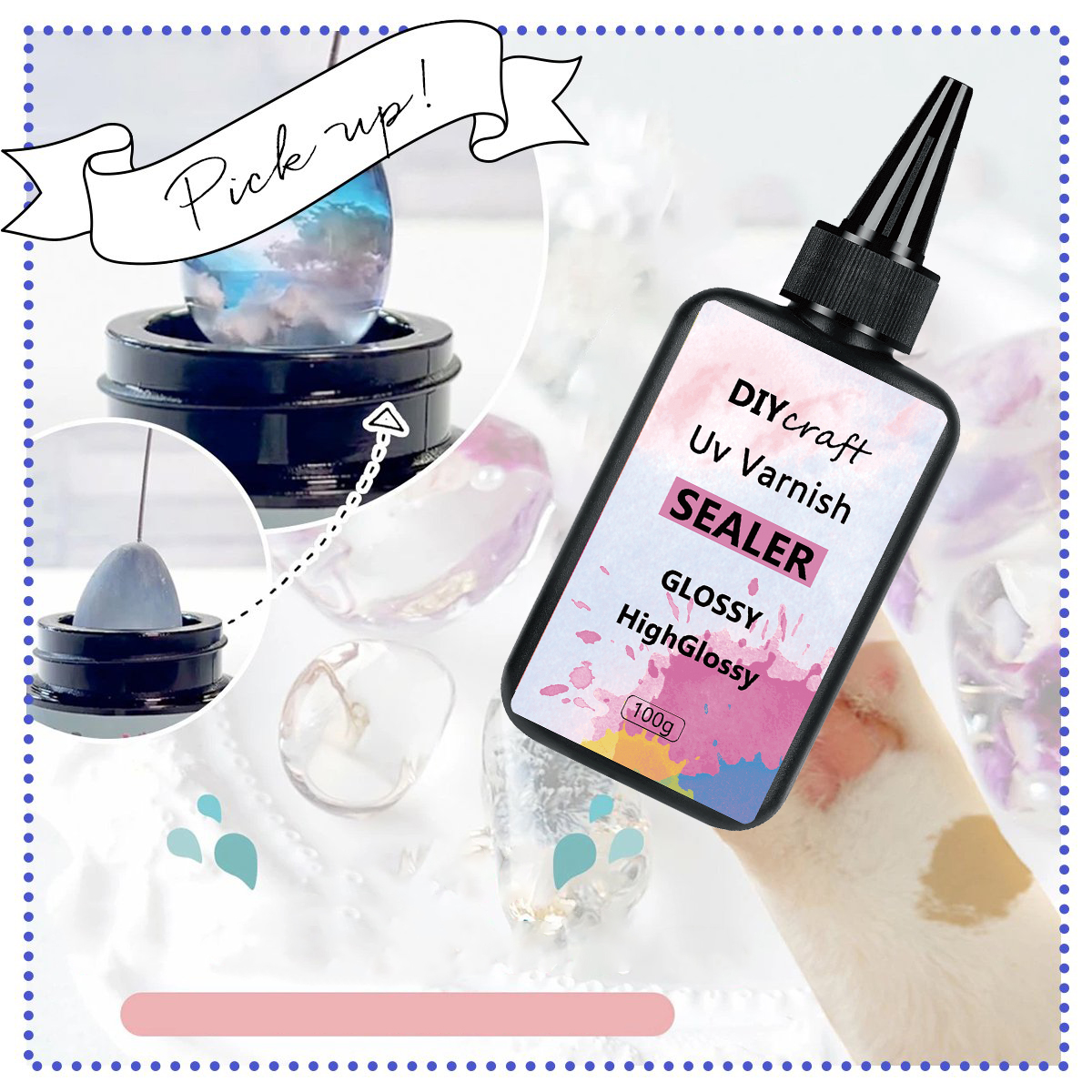 UV Glossy Sealer Varnish for D - Jewelry Making Glue recensione e prezzo