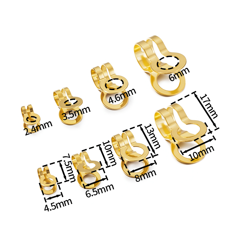 30pcs Iron Double Loop Ball Ch - Jewelry Making Knots For Clasps recensione e prezzo