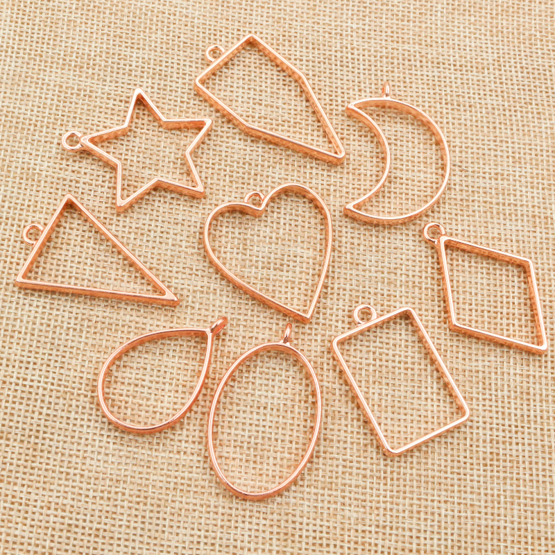 10pcs Geometric Figure Charm P - Jewelry Making Glue recensione e prezzo