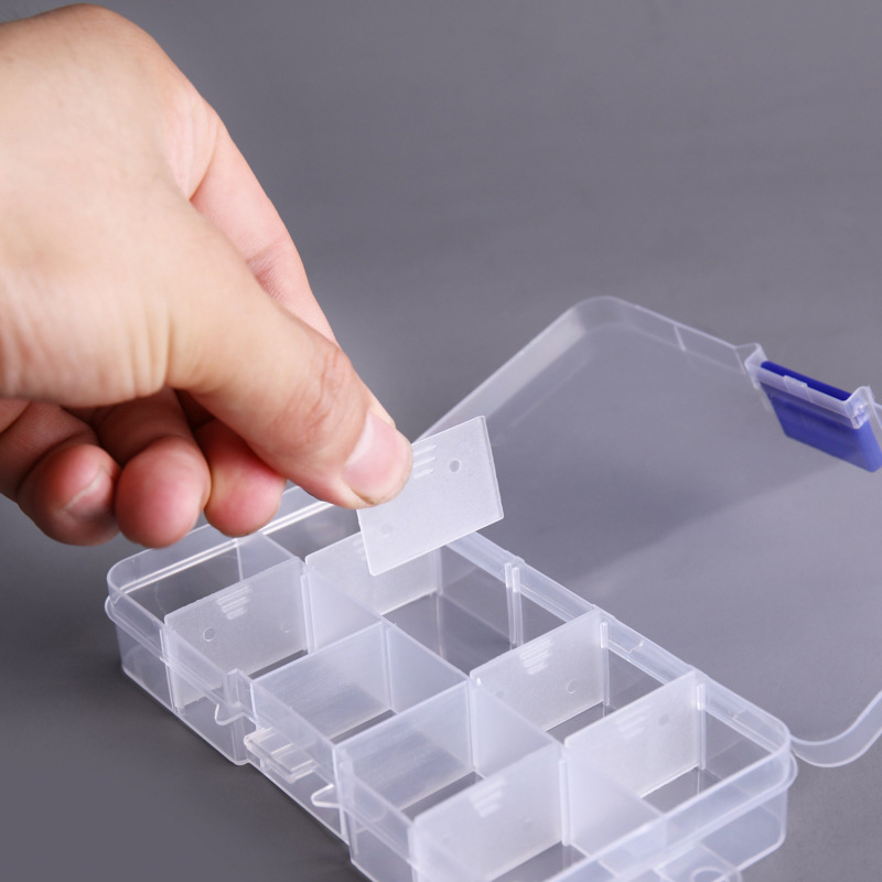 10 Grids Nails Art organizer b - Jewelry Making Organizer Box recensione e prezzo