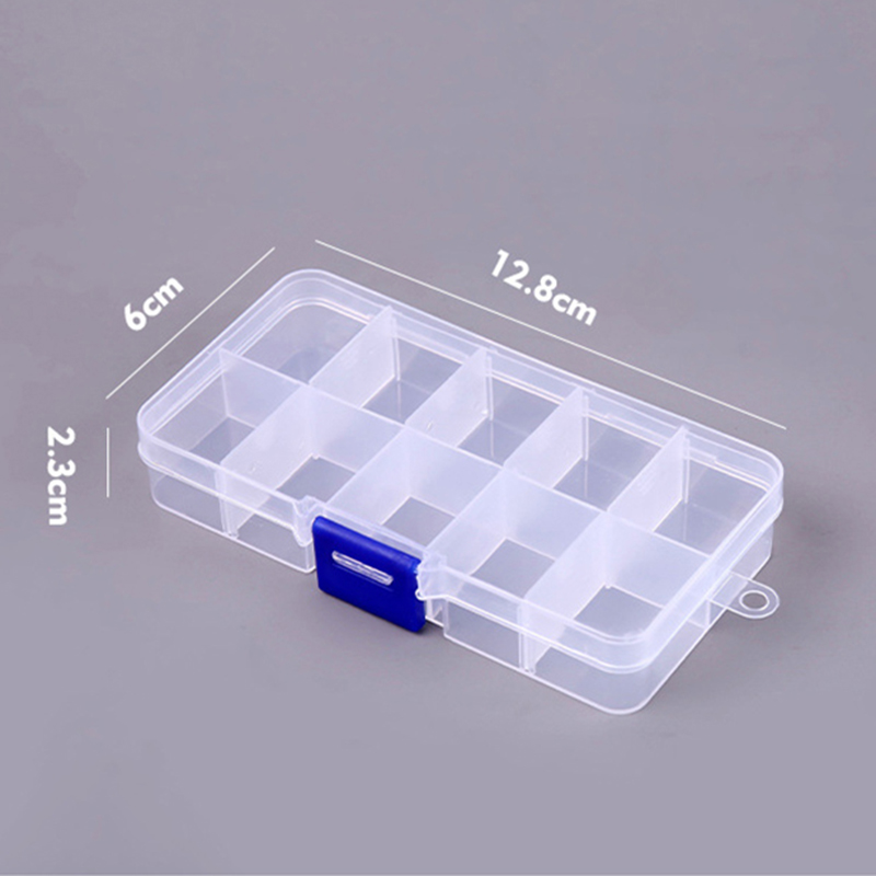 10 Grids Nails Art organizer b - Jewelry Making Organizer Box recensione e prezzo