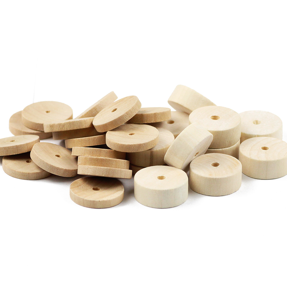 WLYeeS Eco-Friendly Round Wood - Jewelry Making 3 Year Old recensione e prezzo