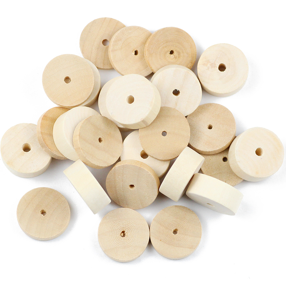 WLYeeS Eco-Friendly Round Wood - Jewelry Making 3 Year Old recensione e prezzo