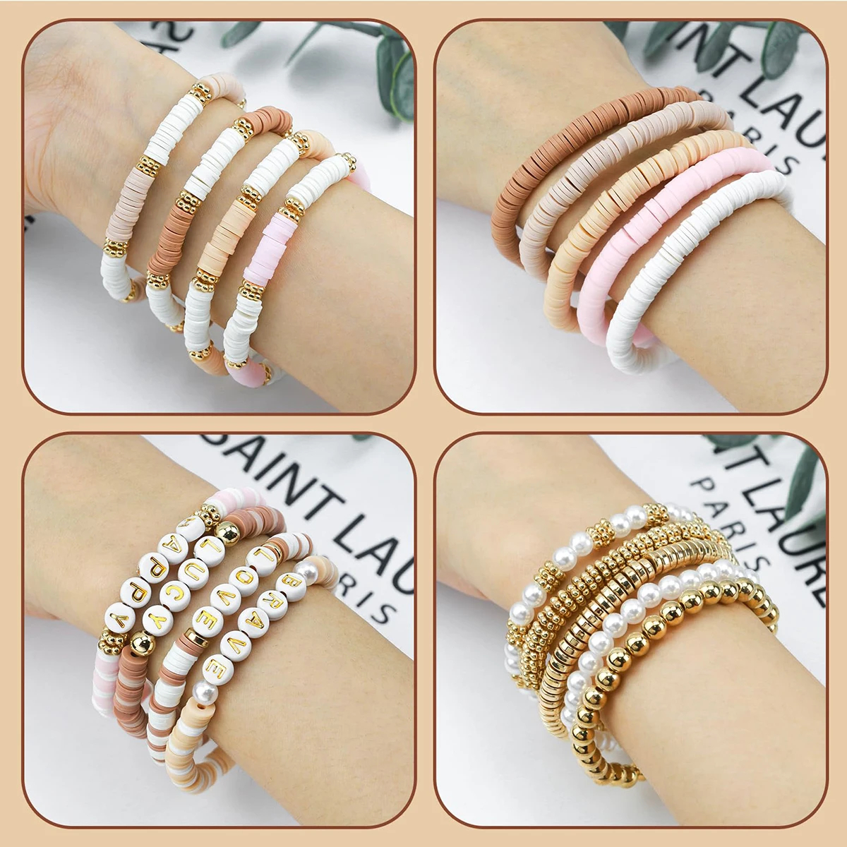 1970pcs light pink clay bead s - Jewelry Making Online recensione e prezzo