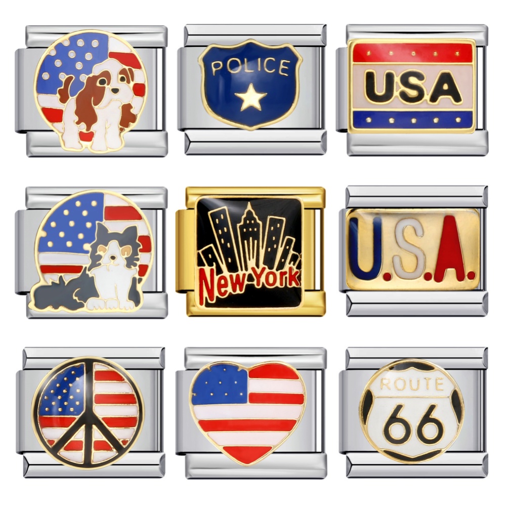 1pc New York USA World ​Route  - Jewelry Making York recensione e prezzo