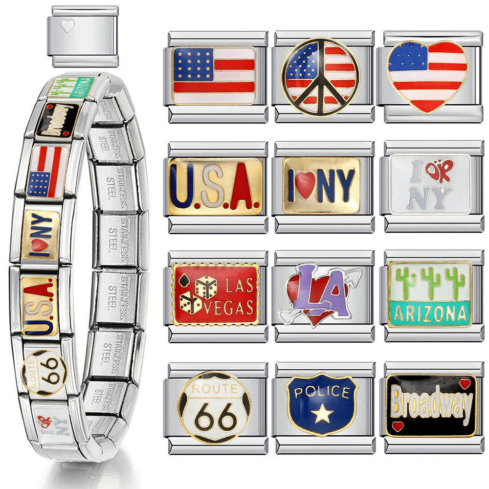 1pc Y2K Italian Charm Bracelet - Jewelry Making York recensione e prezzo