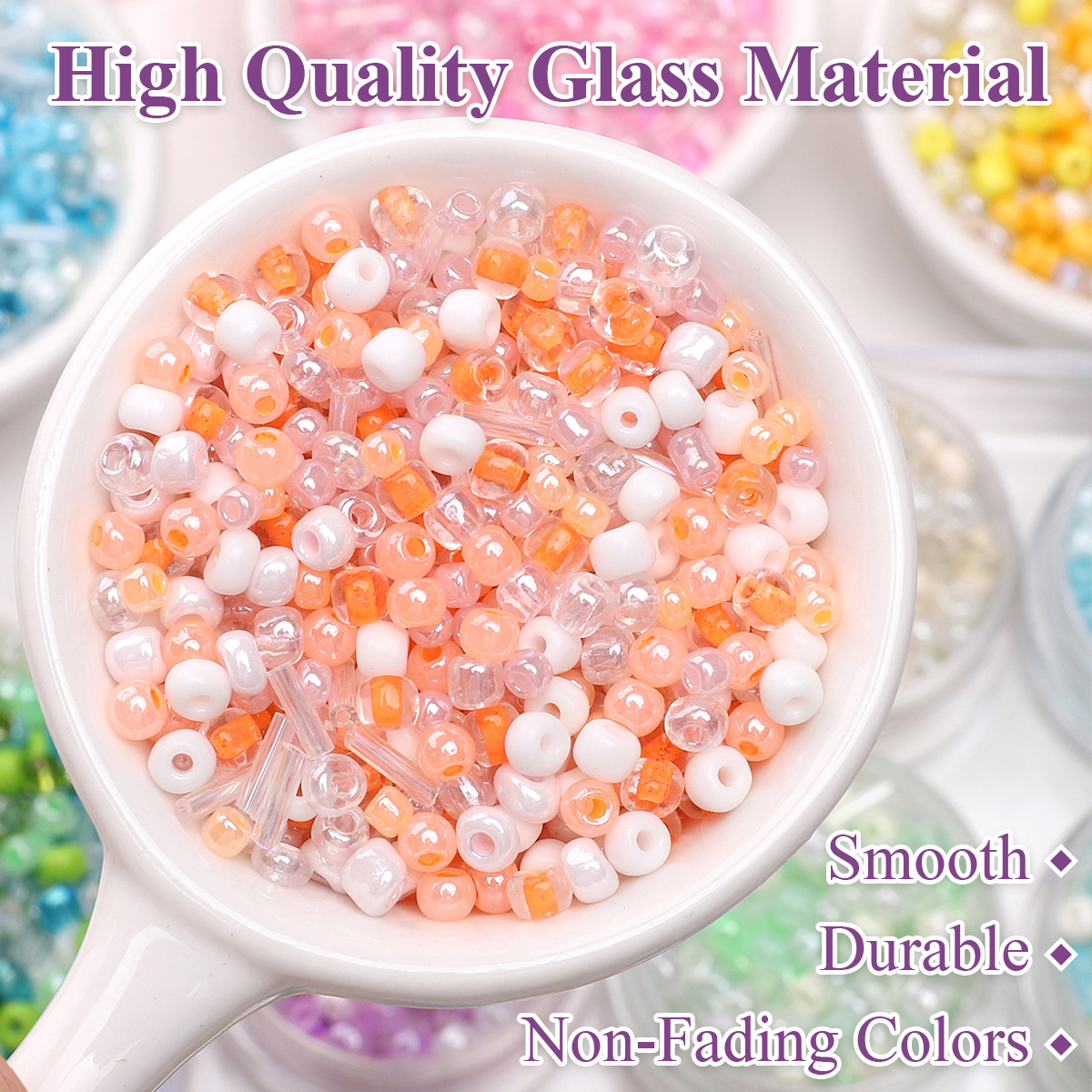 24 Grid Mixed Size Glass Seed  - Jewelry Making Online recensione e prezzo