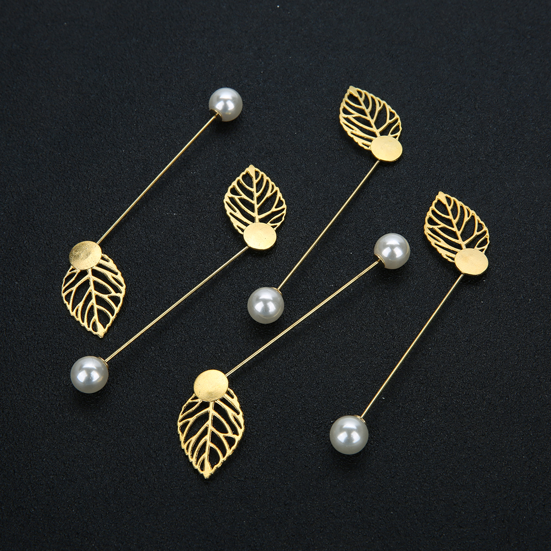 10pcs/lot Metal Leaves Brooch  - Beading Needle Fine recensione e prezzo