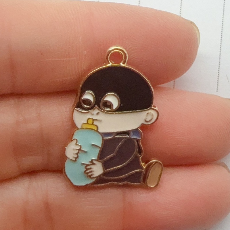 10pcs alloy drip oil cartoon p - Jewelry Making Jewelry recensione e prezzo