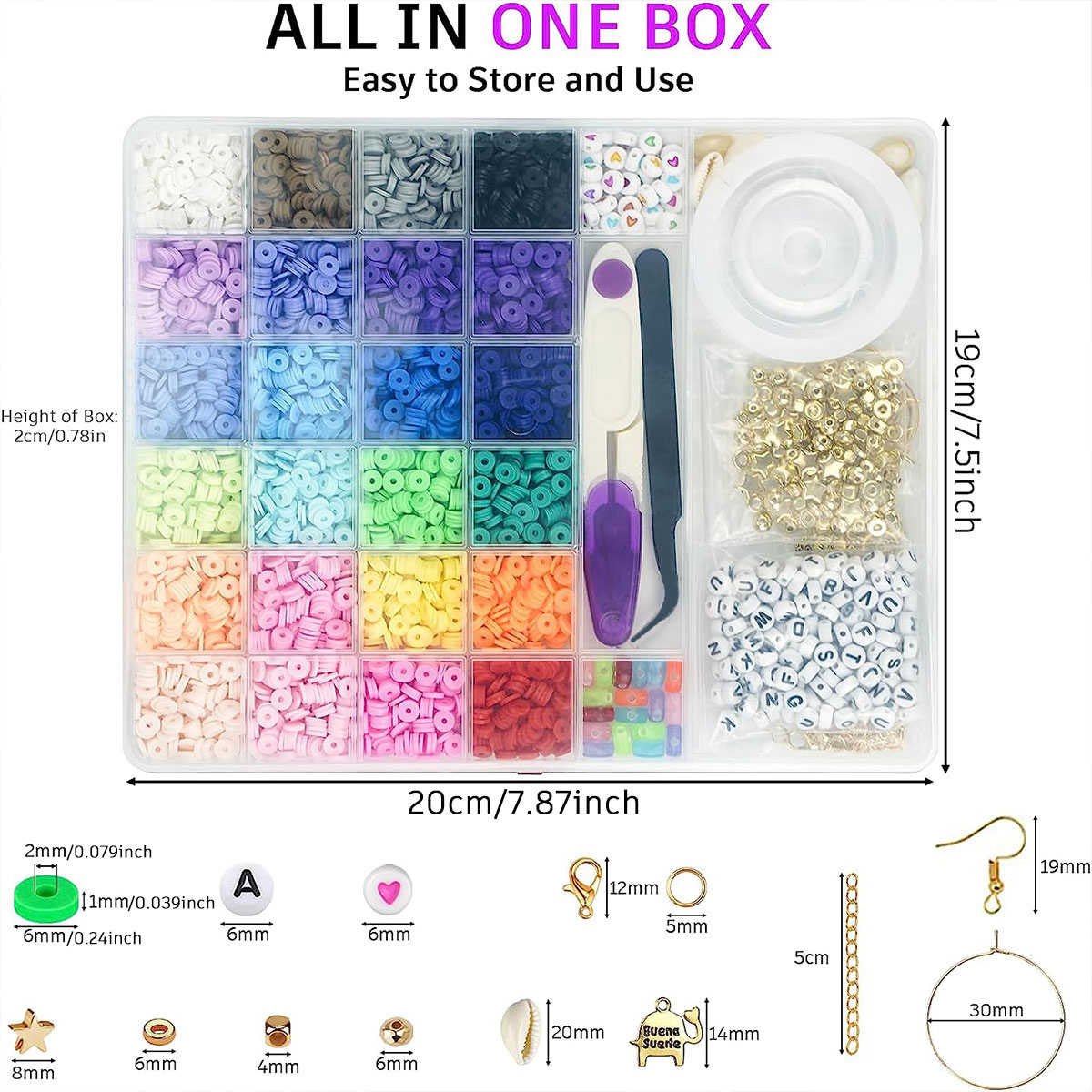 6000 Pcs 24 Colors Flat Round  - Jewelry Making Online recensione e prezzo