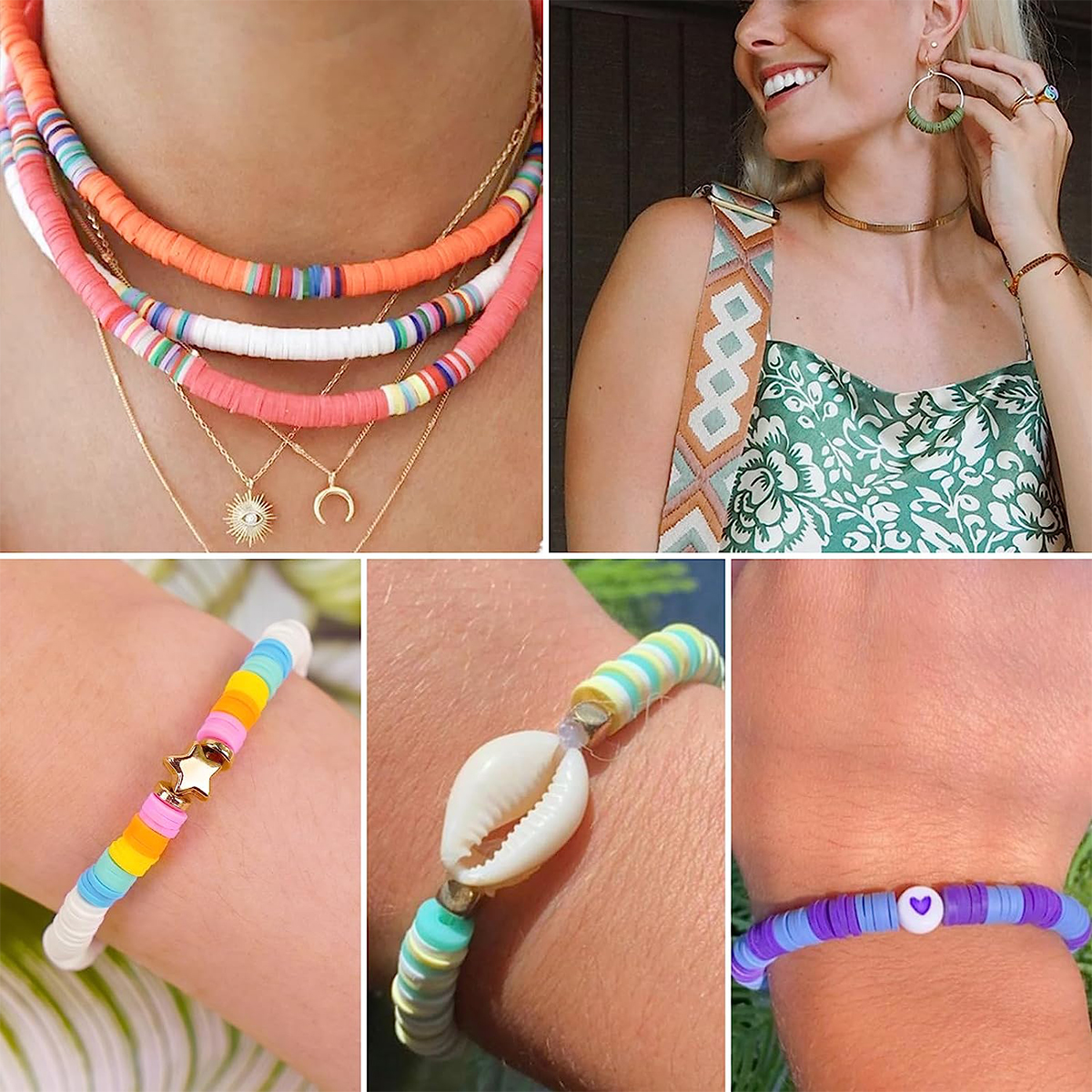 6000 Pcs 24 Colors Flat Round  - Jewelry Making Online recensione e prezzo