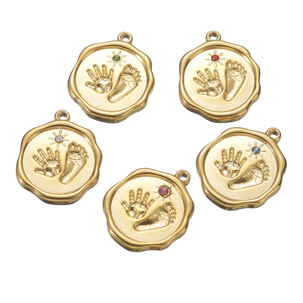 5pcs/lot Stainless Steel Cute  - Jewelry Making 3 Year Old recensione e prezzo