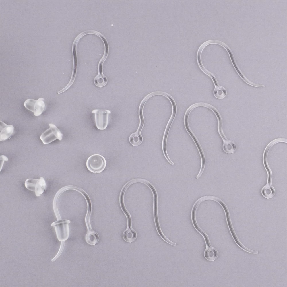 20pcs Plastic Earring Hooks Ea - Jewelry Making Resin recensione e prezzo