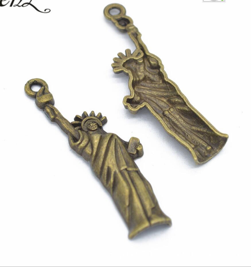 5pcs Charms Statue Of Liberty  - Jewelry Making York recensione e prezzo