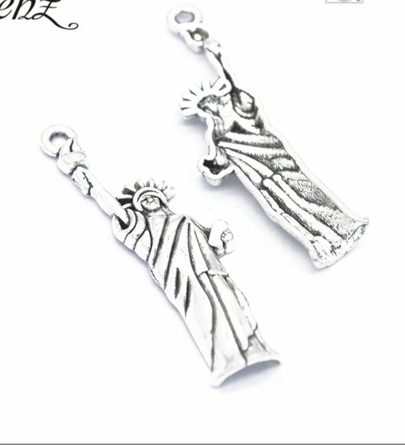 5pcs Charms Statue Of Liberty  - Jewelry Making York recensione e prezzo