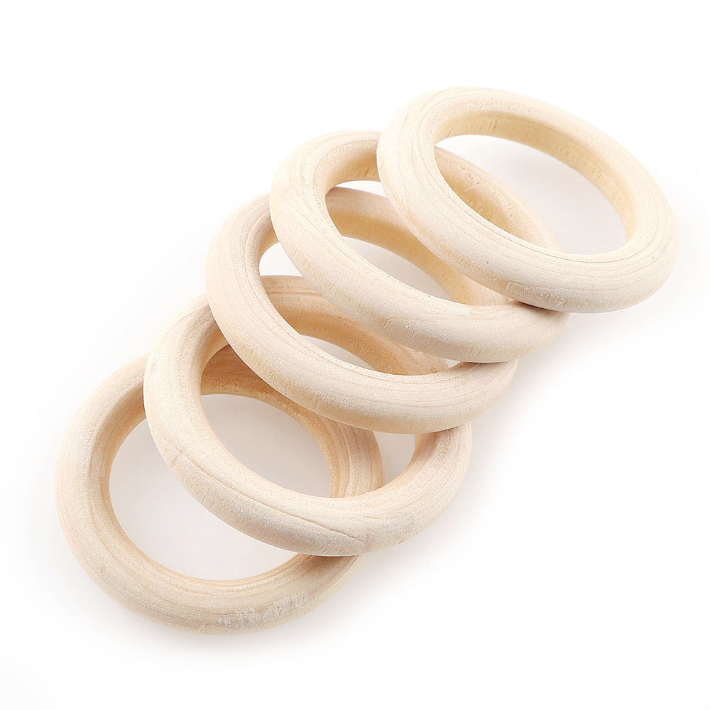 Unfinished Wooden Rings 20-60m - Jewelry Making 3 Year Old recensione e prezzo