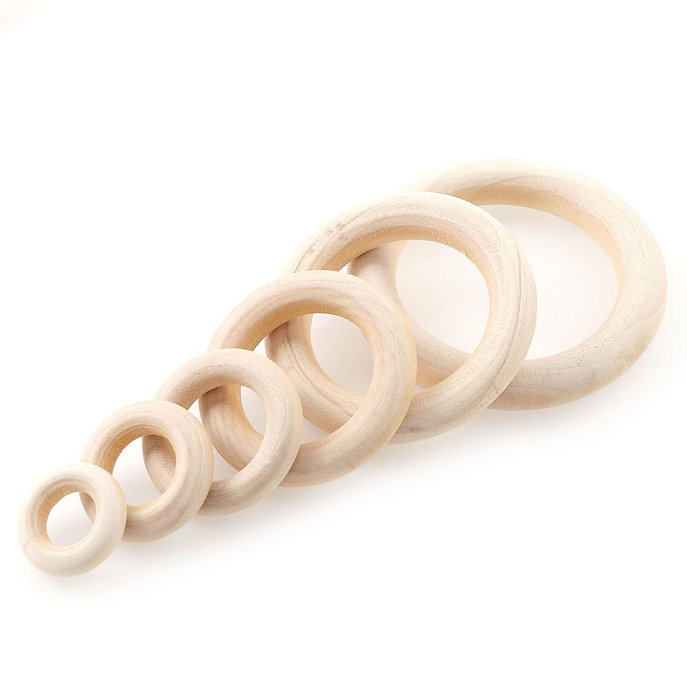 Unfinished Wooden Rings 20-60m - Jewelry Making 3 Year Old recensione e prezzo