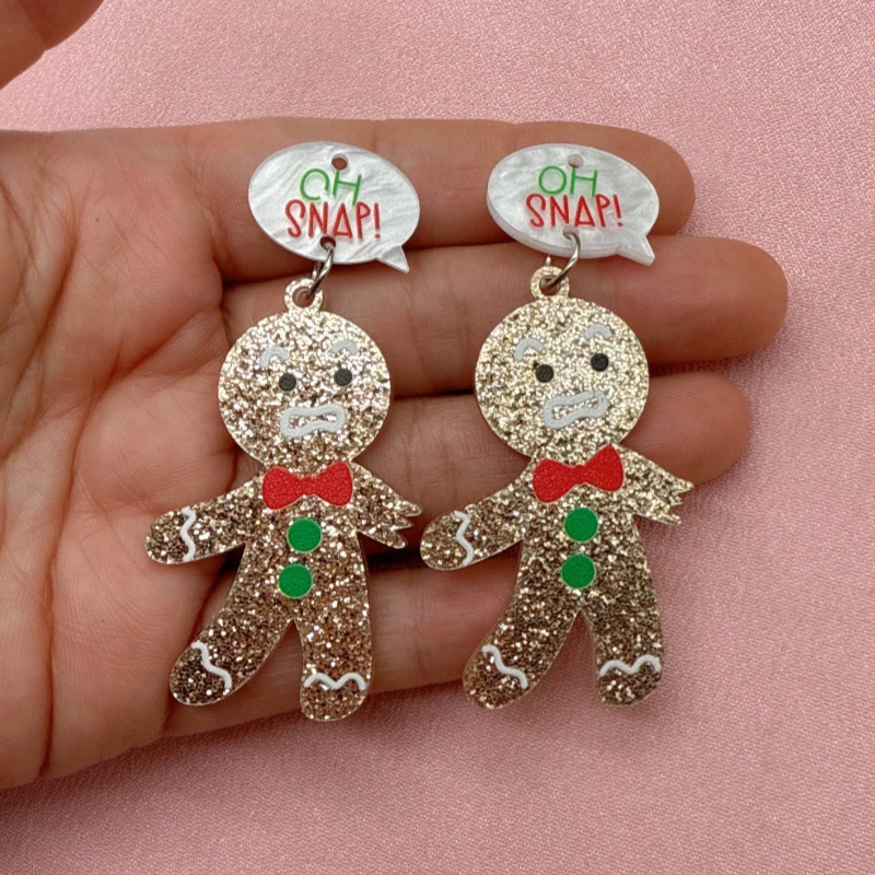 10pcs Cute Christmas Gingerbre - Jewelry Making Jewelry recensione e prezzo