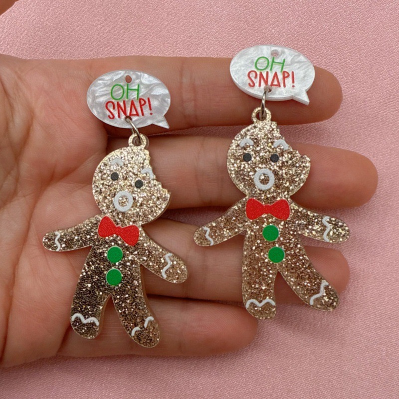 10pcs Cute Christmas Gingerbre - Jewelry Making Jewelry recensione e prezzo