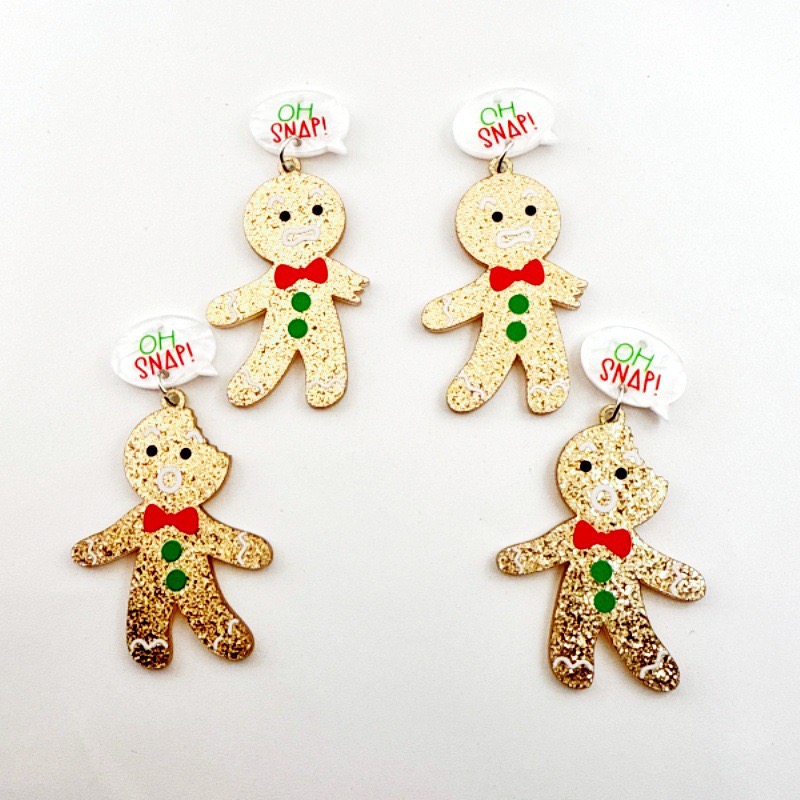 10pcs Cute Christmas Gingerbre - Jewelry Making Jewelry recensione e prezzo