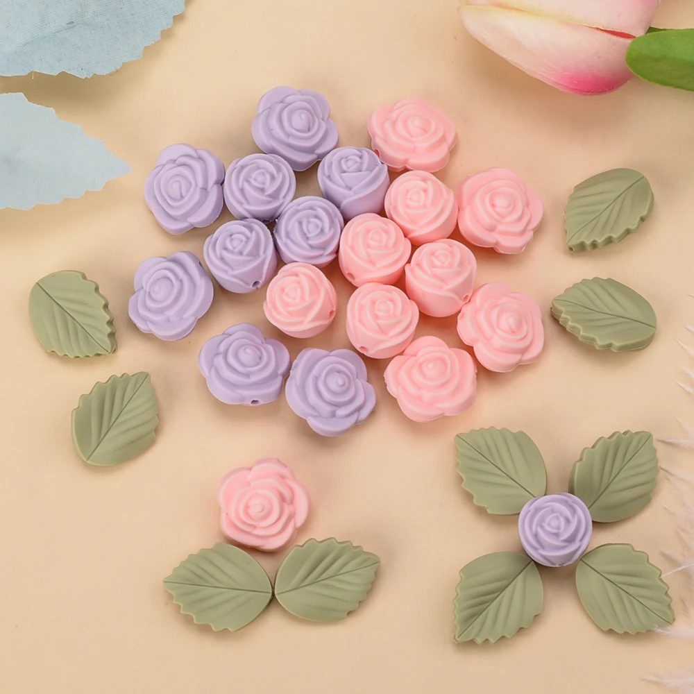 LOFCA 30Pcs Rose Silicone Bead - Jewelry Making 3 Year Old recensione e prezzo