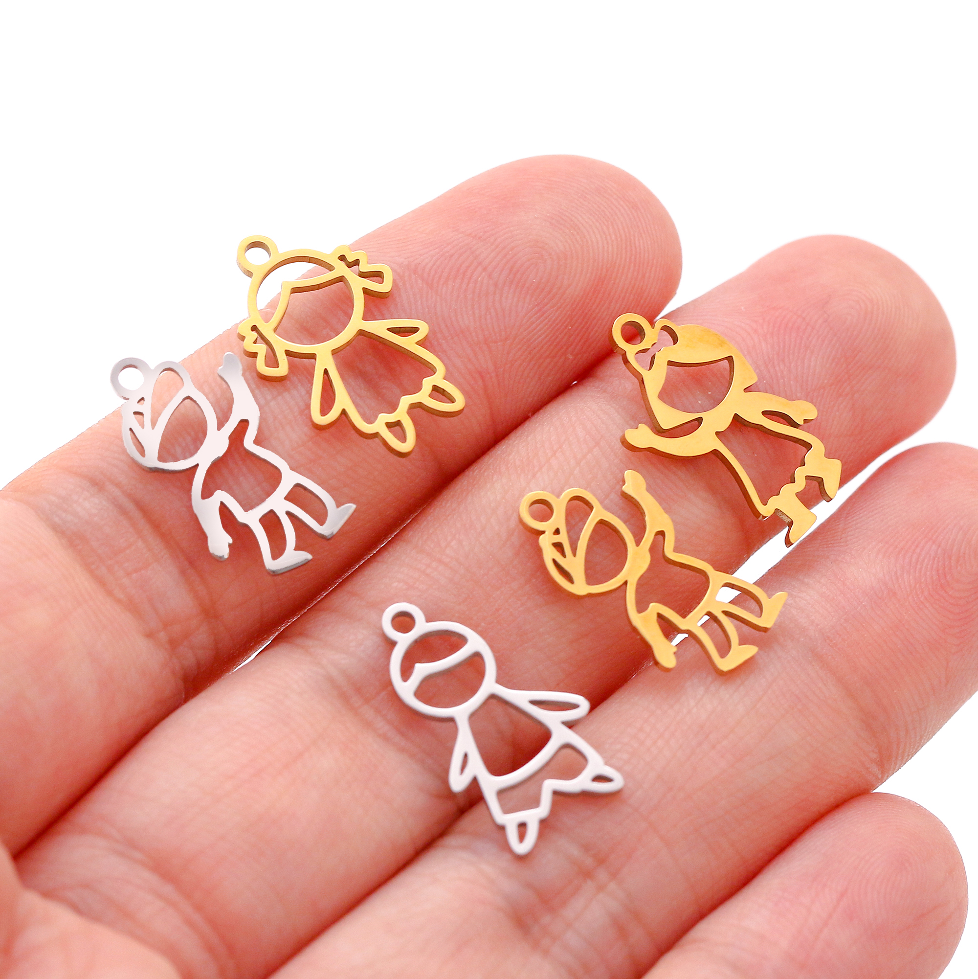 5PC Mom/Boy/Girl/Baby Charms C - Jewelry Making 3 Year Old recensione e prezzo