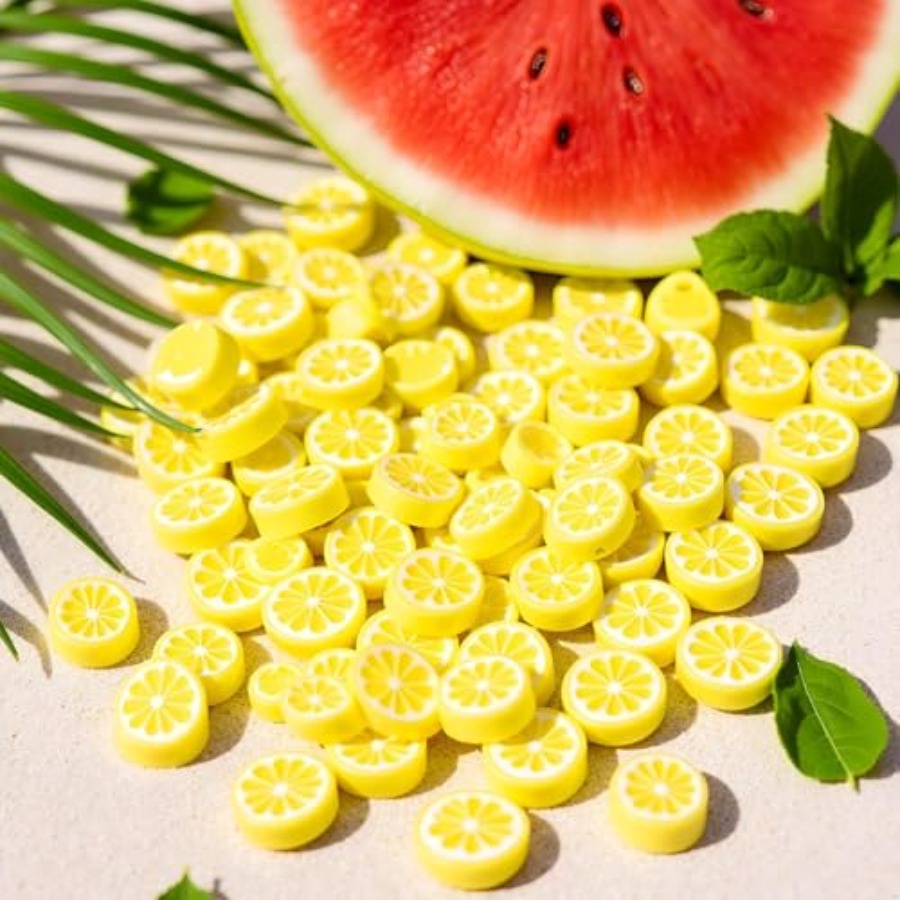200Pcs Yellow Lemon Polymer Cl - Jewelry Making Jewelry recensione e prezzo