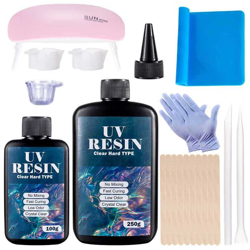 Hard UV Resin Glue Kit Fast Cu - Jewelry Making Glue recensione e prezzo