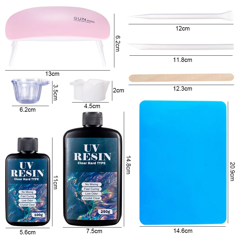 Hard UV Resin Glue Kit Fast Cu - Jewelry Making Glue recensione e prezzo