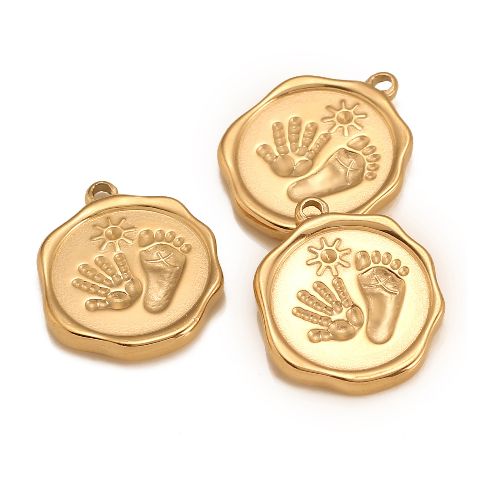 3PC Stainless Steel Cute Baby  - Jewelry Making 3 Year Old recensione e prezzo