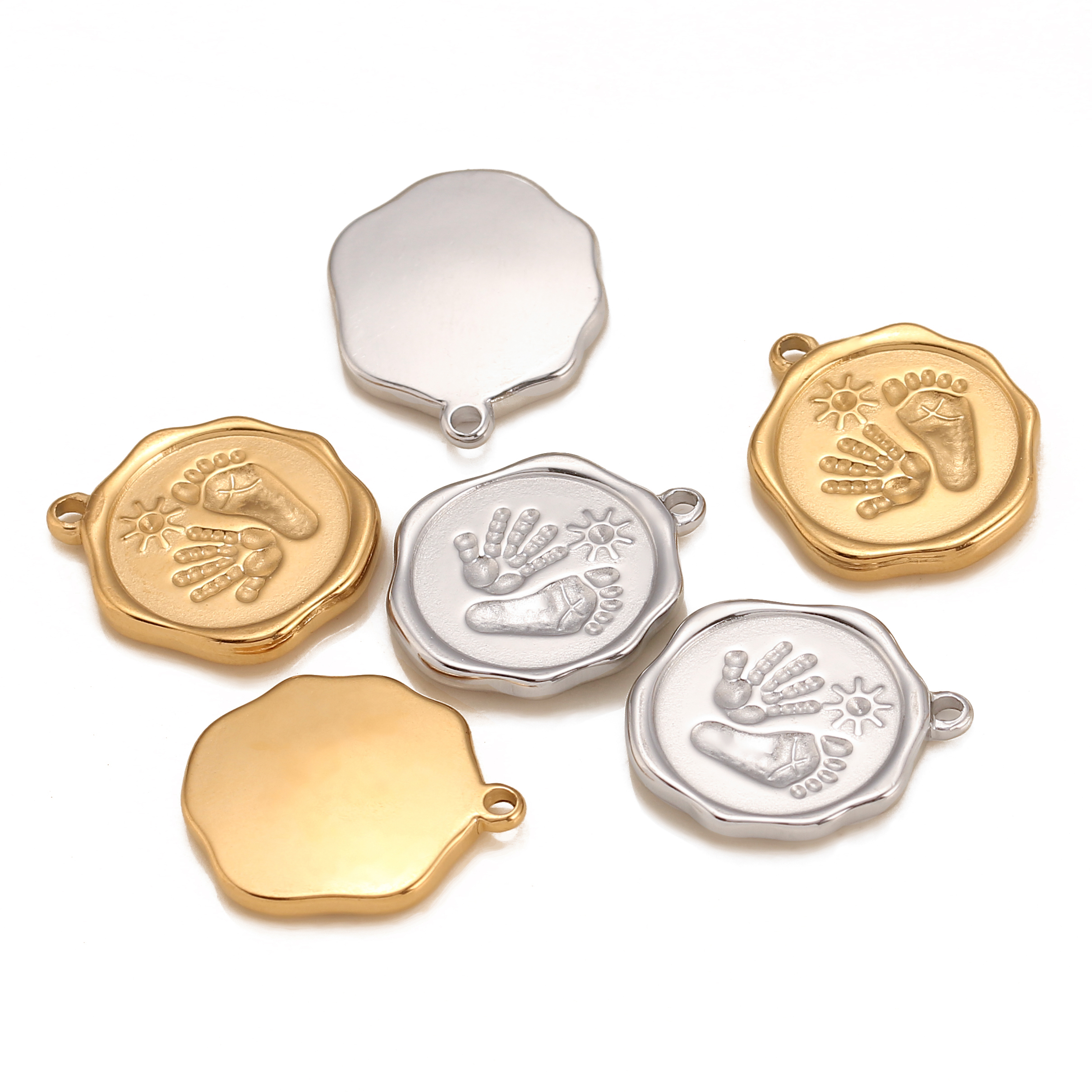 3PC Stainless Steel Cute Baby  - Jewelry Making 3 Year Old recensione e prezzo