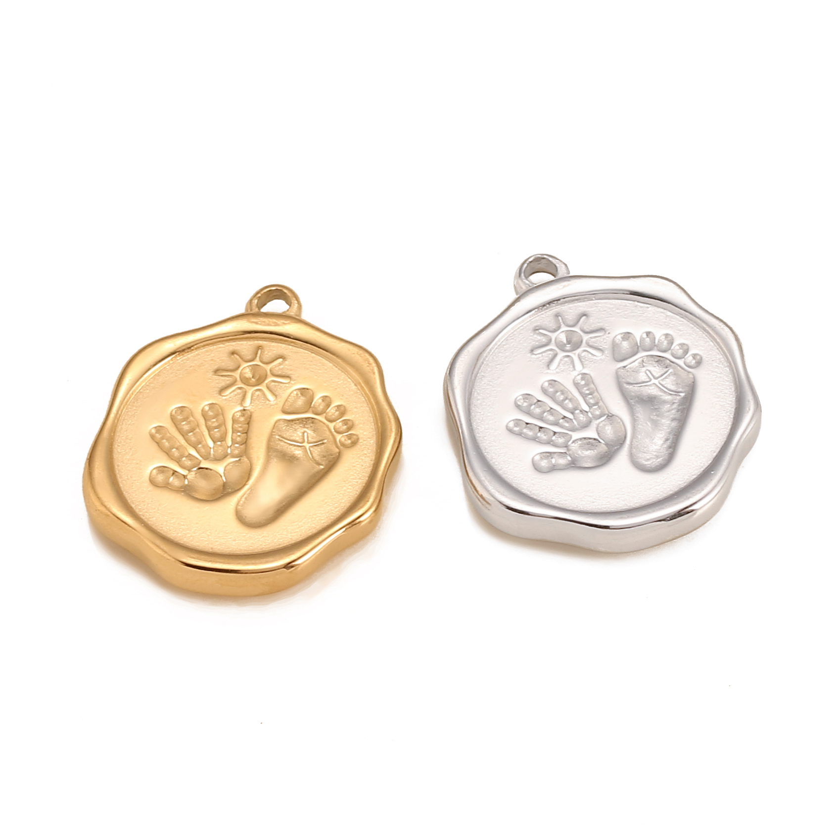 3PC Stainless Steel Cute Baby  - Jewelry Making 3 Year Old recensione e prezzo