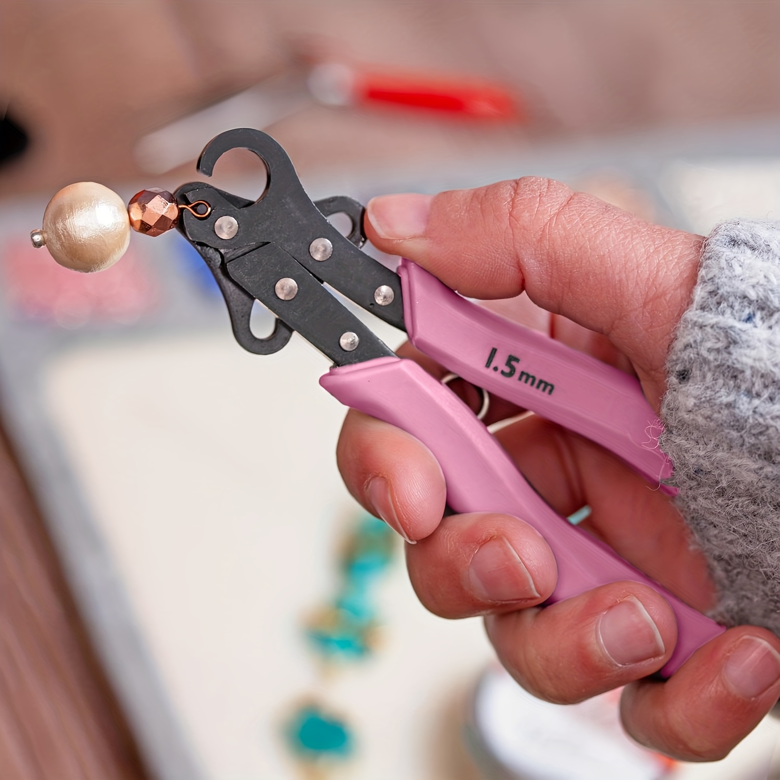 1 Pack Pink Metal Wire Looping - Jewelry Making Loop Pliers recensione e prezzo