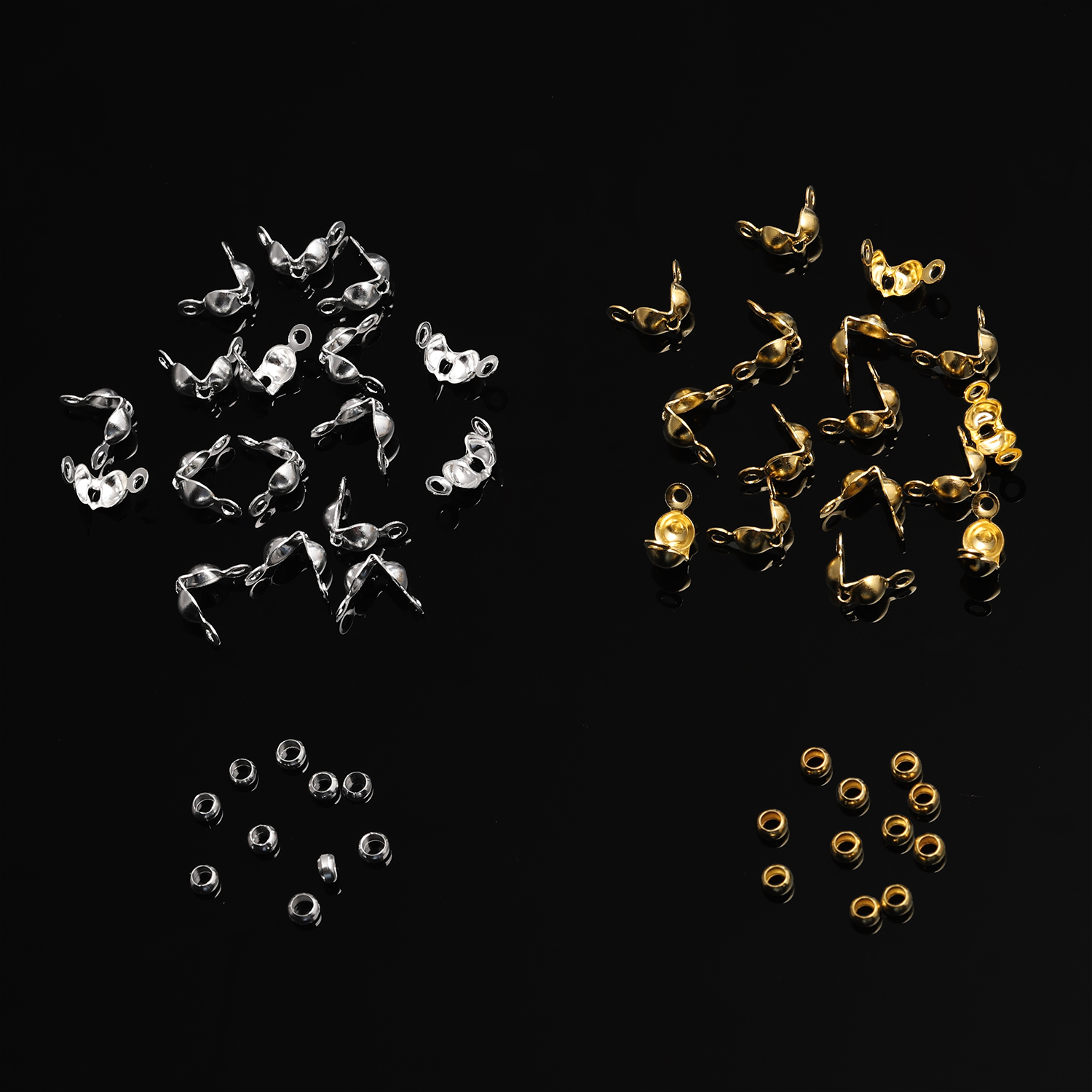 400Pcs/Lot Stainless Steel Cla - Jewelry Making Knots For Clasps recensione e prezzo