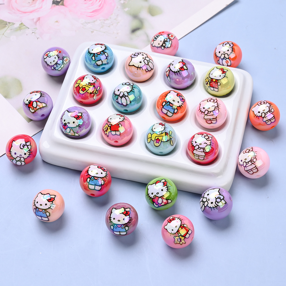 10Pcs Random Mixed Acrylic Bea - Jewelry Making 3 Year Old recensione e prezzo