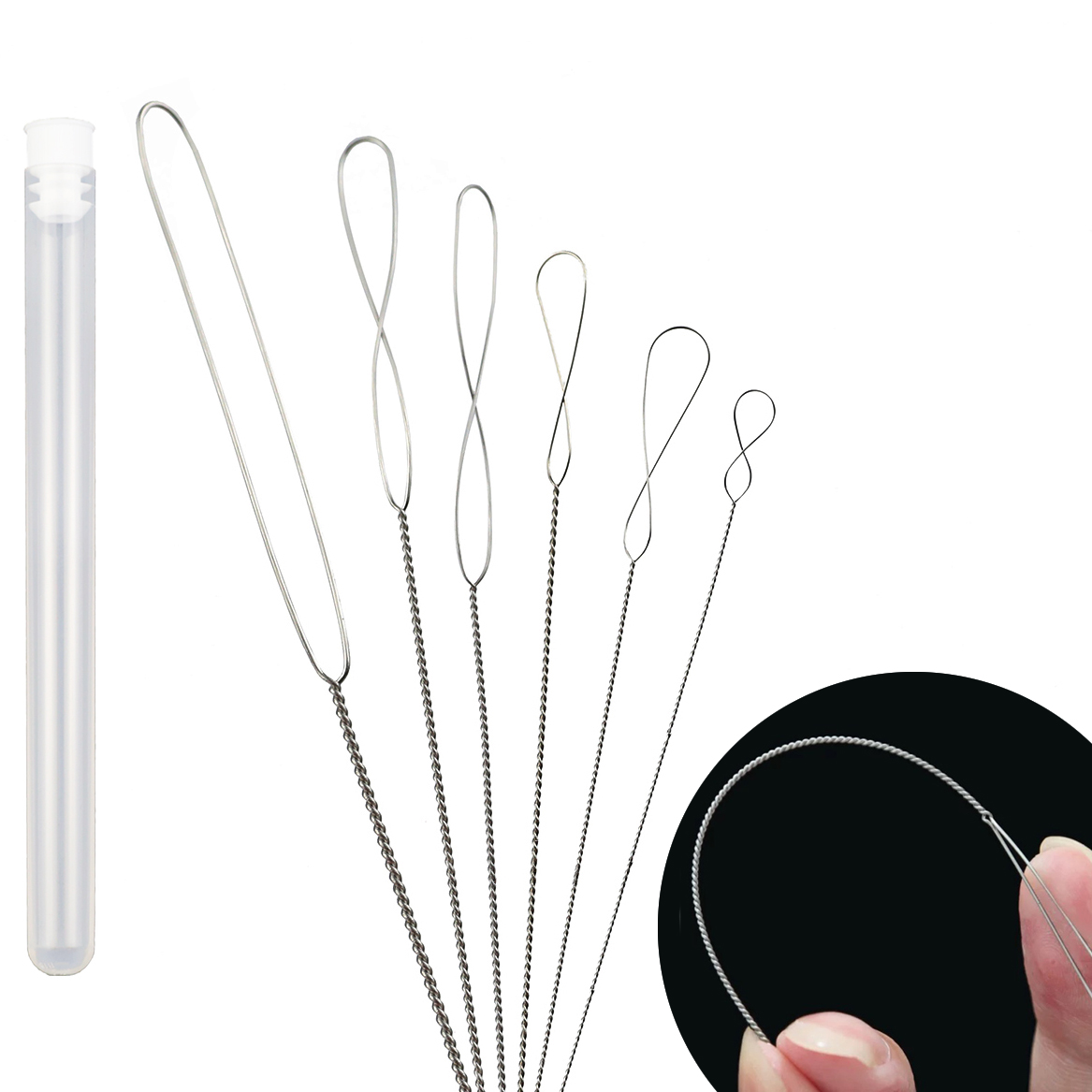 6Pcs/Lot 0.2-0.7mm Twisted Pin - Beading Needle Fine recensione e prezzo
