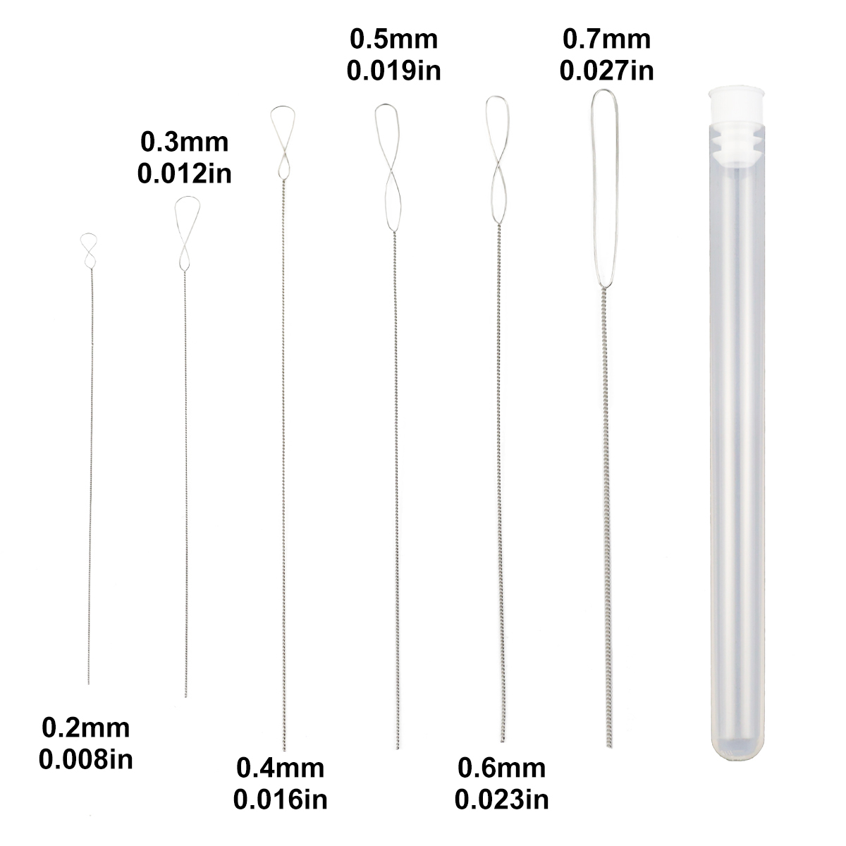 6Pcs/Lot 0.2-0.7mm Twisted Pin - Beading Needle Fine recensione e prezzo